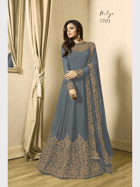 Royal Export Presenting In Best Quality Georgette Anarkali Gown Collection  Anarakali Gown Wholesale