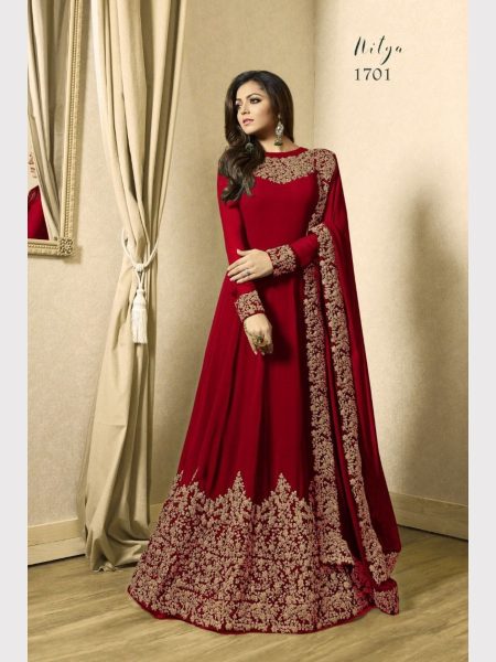 Royal Export Presenting In Best Quality Georgette Anarkali Gown Collection  Anarakali Gown Wholesale