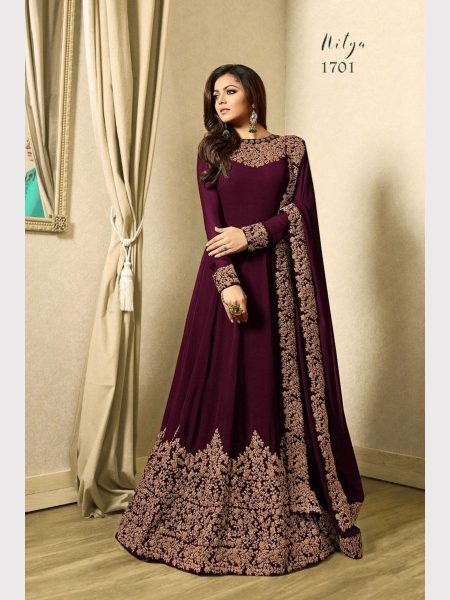 Royal Export Presenting In Best Quality Georgette Anarkali Gown Collection  Anarakali Gown Wholesale