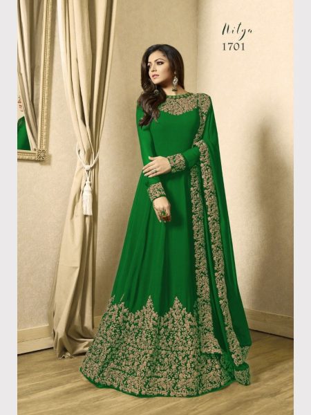 Royal Export Presenting In Best Quality Georgette Anarkali Gown Collection  Anarakali Gown Wholesale