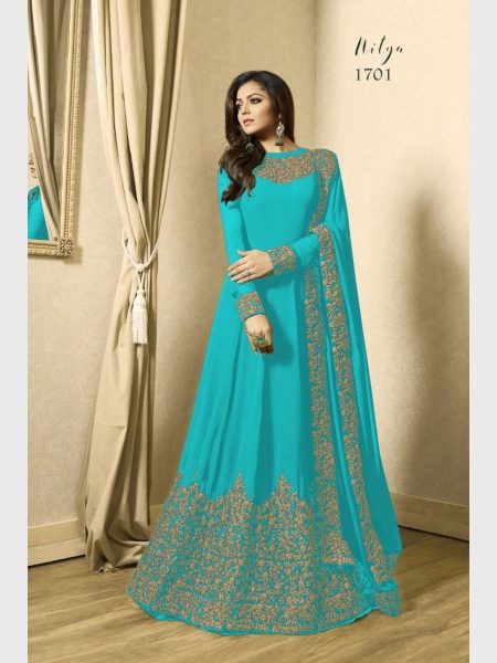 Royal Export Presenting In Best Quality Georgette Anarkali Gown Collection  Anarakali Gown Wholesale