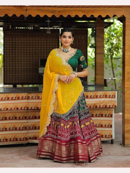 Royal Export Presenting Muslin Cotton Navratri Lehenga Choli  Navratri Lehnega Choli