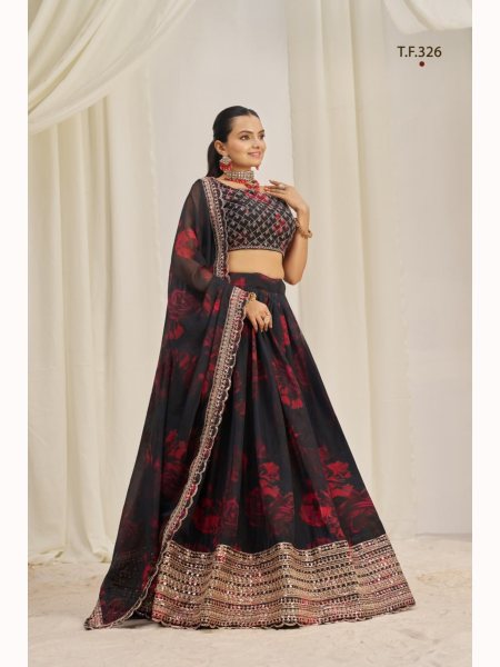 Royal Export Presenting Organza Lehenga Choli Collection  Designer Lehenga Choli