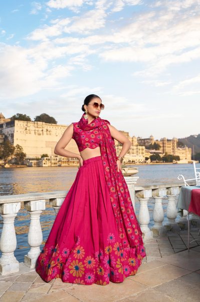 Royal Export Presenting  Wedding Special Floral Printed Lehenga Choli Designer Lehenga Choli