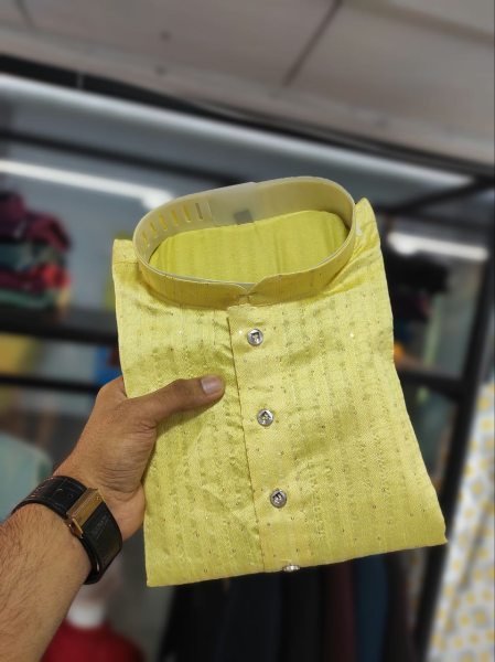 Royal Jacquard Silk Kurta Set for Men Festive Elegance with Cotton Comfort Kurta Pajama Wholesale