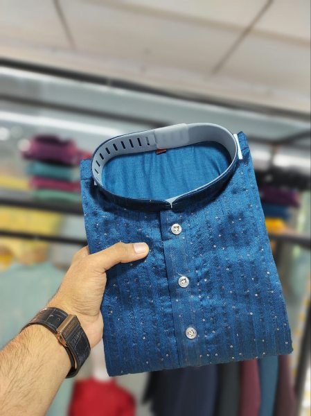 Royal Jacquard Silk Kurta Set for Men Festive Elegance with Cotton Comfort Kurta Pajama Wholesale