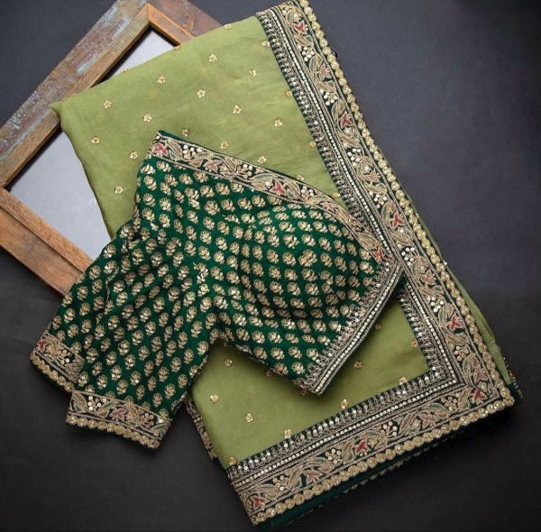 Royal Organza Embroidered Saree with Designer Butti   Lace Border Banglory Silk Festive Wear Textile Exporters Surat Organza Sarees Wholesale