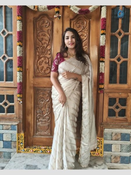 Satin With Lehriya Foil Print C Pallu Arka Embroidery Work  Saree  Embroidery Sarees Wholesale