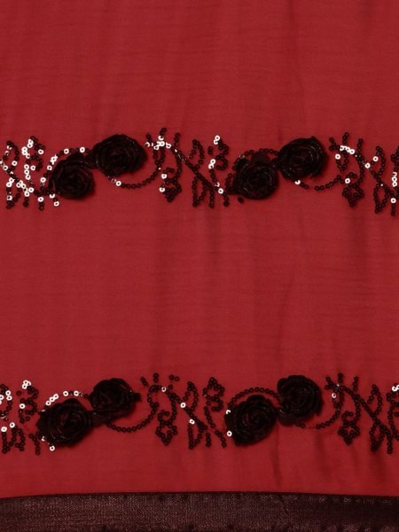 Sequence Embroidery Rangoli Georgette Saree  Georgette Sarees Wholesale