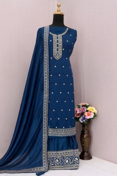 Shaheen-3 indian women designer silk georgette pant salwar kameez suit party eid festive Designer Plazzo Salwar Suits Wholesale