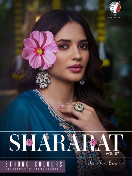 Shararat Vol 7  Viscose Modal Kurti Pant Dupatta Set with Handwork Full Set Kurti