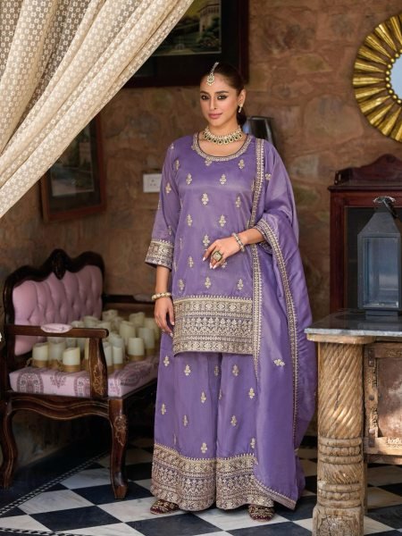 Shimmer Embroidered Salwar Kameez Set Eba Lifestyle Heeramandi Ready to Wear 3 Piece at Wholesale Prices 