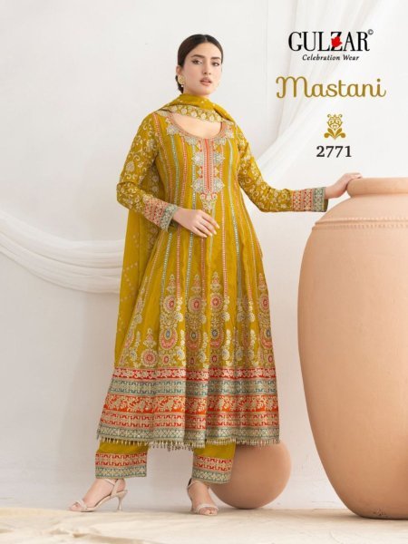 Showstopper  Mastani Silk Anarkali Set with Dabka Dori and Resham Work By Gulzar Fashion 