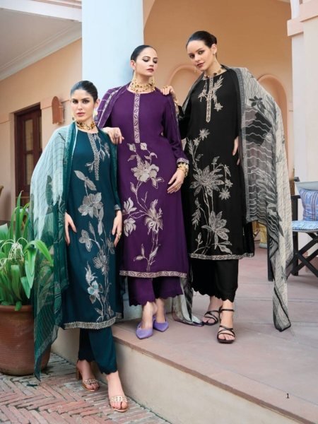 Siddhi Sagar SAANVI Collection  Elegant Winter Wear Suit Set with Digital Print Dupatta Full Set Salwar Kameez