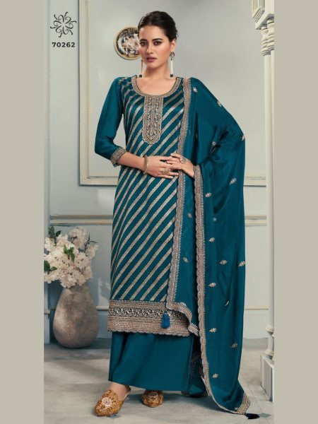 Silk Designer Salwar Kameez Wholesale Price Embroidery Suits Wholesale