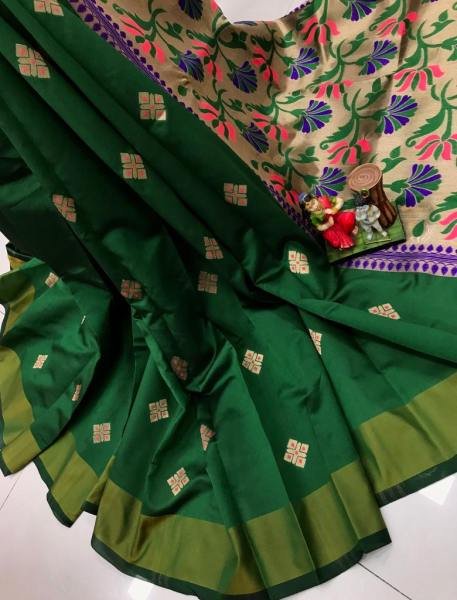 Soft Banarasi Cotton Silk Saree with Rich Weaving and Contrast Pallu  At Wholesale Rate Cotton Sarees Wholesale