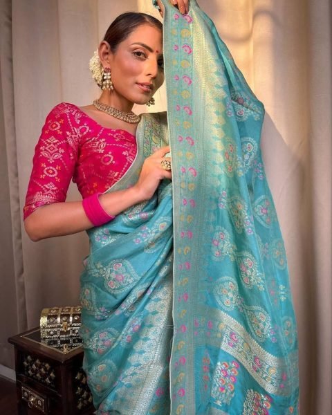 Soft Banarsi Silk Saree With Zari Weaving  Banarasi Saree Wholesale