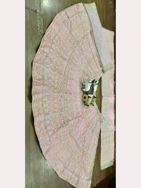 Soft Butterfly Net Sequins Embroidery Work Lehenga Choli  Designer Lehenga Choli