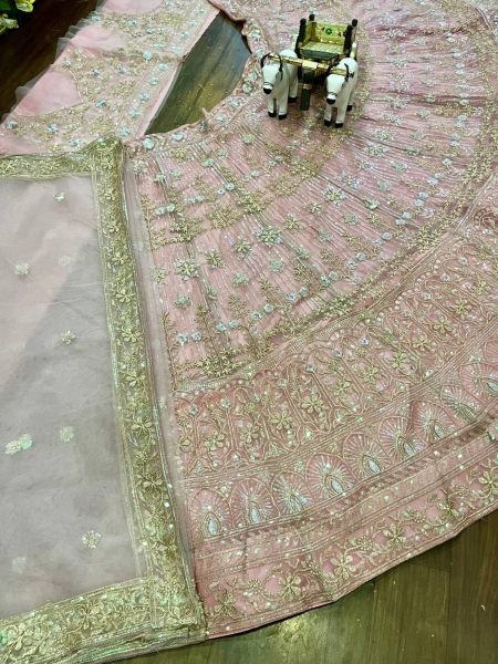 Soft Butterfly Net Sequins Embroidery Work Lehenga Choli  Designer Lehenga Choli