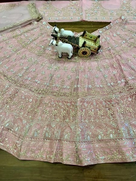 Soft Butterfly Net Sequins Embroidery Work Lehenga Choli  Designer Lehenga Choli
