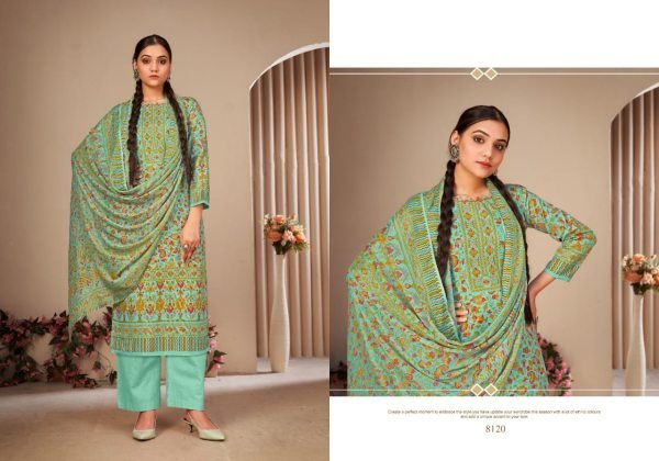 Soft Cotton Jecqard Print Suit Collection  Punjabi Dress Materials Wholesale