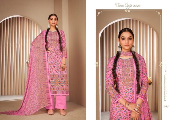 Soft Cotton Jecqard Print Suit Collection  Punjabi Dress Materials Wholesale