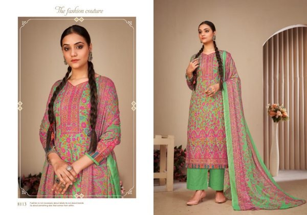 Soft Cotton Jecqard Print Suit Collection  Punjabi Dress Materials Wholesale