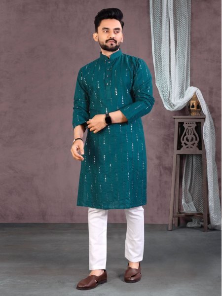 Soft Cotton Party Wear Mens kurta payjama Kurta Pajama Wholesale