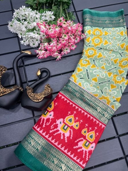  Soft Dola Silk Printed Saree  Silk Sarees Wholesale