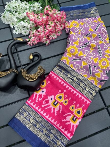  Soft Dola Silk Printed Saree  Silk Sarees Wholesale