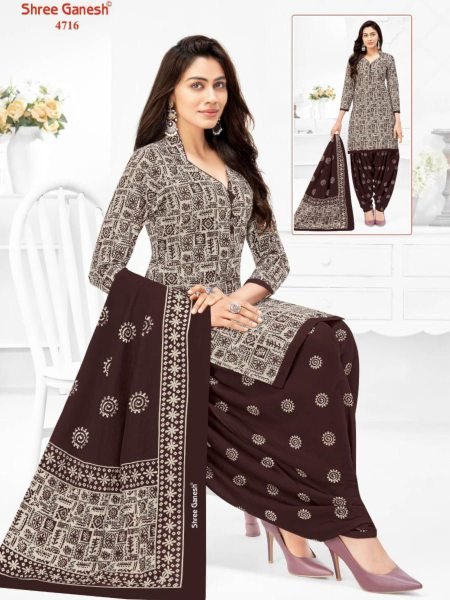 Soft Feel Cotton Dress Material Classic Prints for Daily Styling