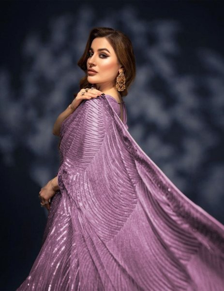 Soft Georgette Saree With Sequence Embroidery Work  Georgette Sarees Wholesale