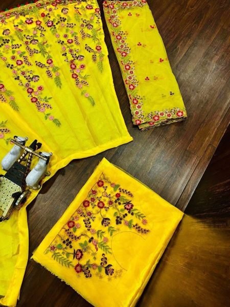 Soft Mono Net Lehenga Choli With Heavy Embroidery Work Designer Lehenga Choli