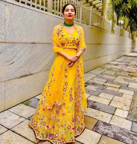 Soft Mono Net Lehenga Choli With Heavy Embroidery Work Designer Lehenga Choli