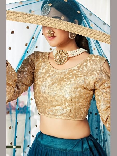 Soft Net Sequence Embroidered Work Lehenga Choli  Designer Lehenga Choli