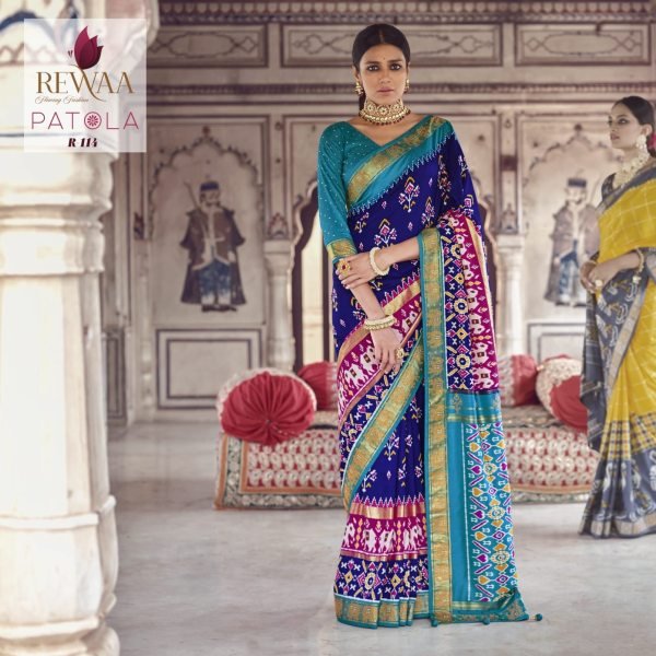 Soft Patola Silk Saree Patola Silk Sarees Wholesale