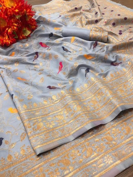 Soft Silk Saree With Beautifull Zari Weaving  Silk Sarees Wholesale