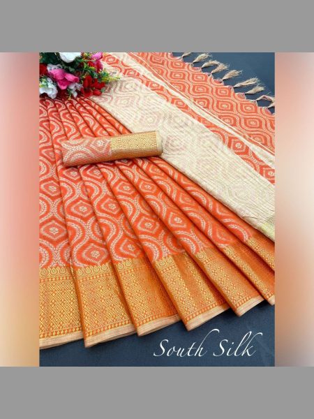 SOUTH COTTON SILK SAREE Silk Sarees Wholesale