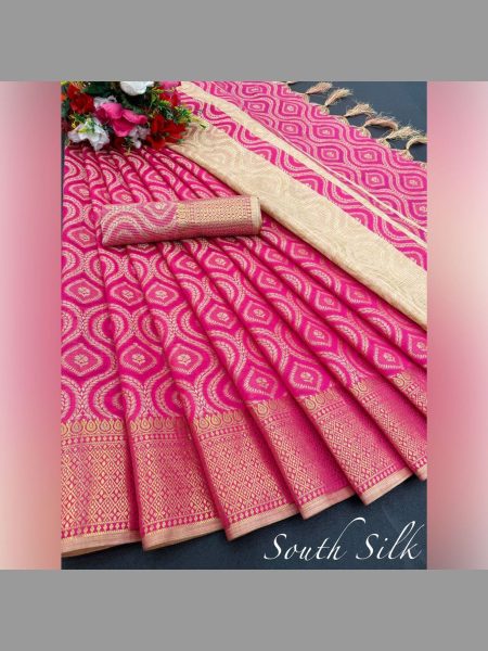 SOUTH COTTON SILK SAREE Silk Sarees Wholesale