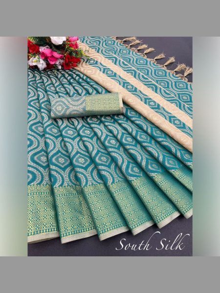 SOUTH COTTON SILK SAREE Silk Sarees Wholesale