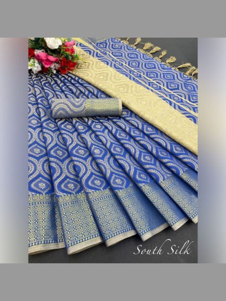 SOUTH COTTON SILK SAREE Silk Sarees Wholesale