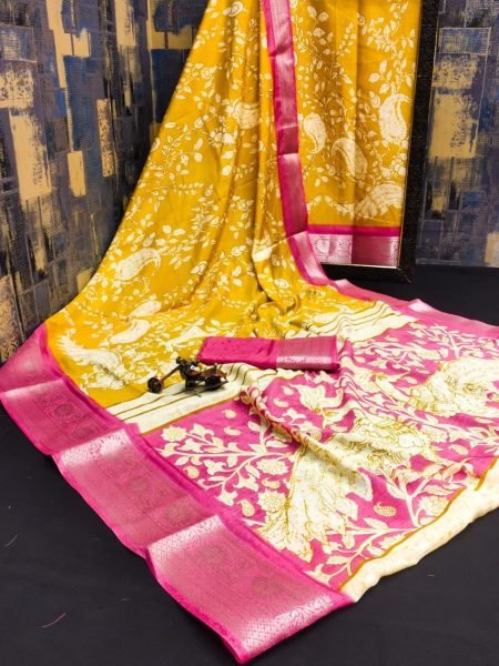 New Design Dola Silk Soft Smooth Saree Silk Sarees Wholesale