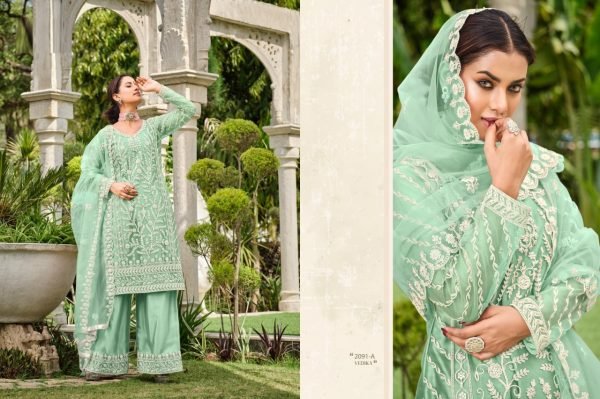Special Eid Collection Pure Butterfly Net suits  Designer Plazzo Salwar Suits Wholesale