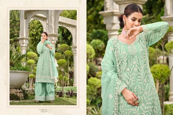 Special Eid Collection Pure Butterfly Net suits  Designer Plazzo Salwar Suits Wholesale