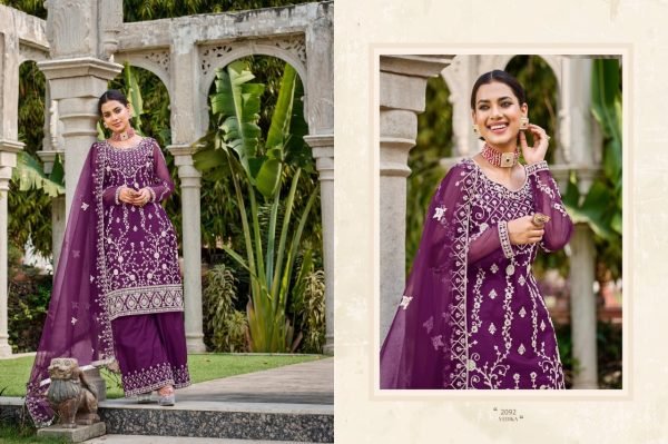 Special Eid Collection Pure Butterfly Net suits  Designer Plazzo Salwar Suits Wholesale