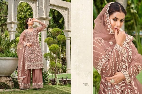 Special Eid Collection Pure Butterfly Net suits  Designer Plazzo Salwar Suits Wholesale