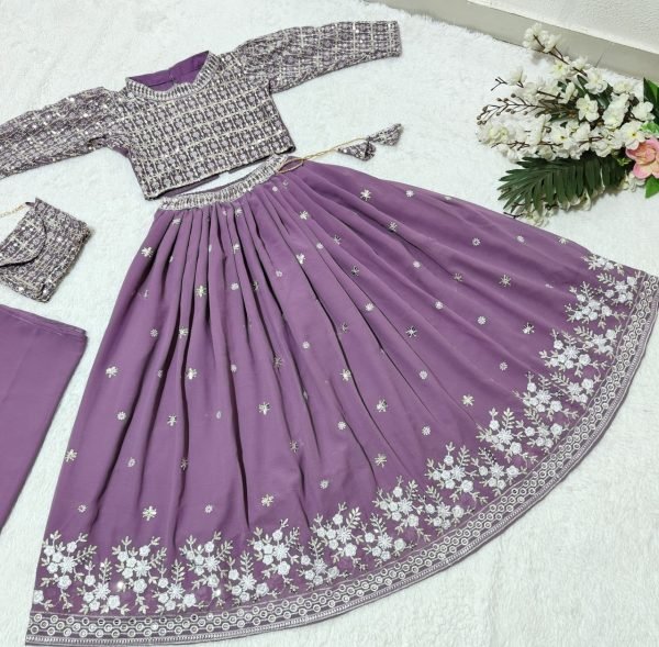 Special Girls Wear Fully Stitched Lehenga Choli  Girls Wear