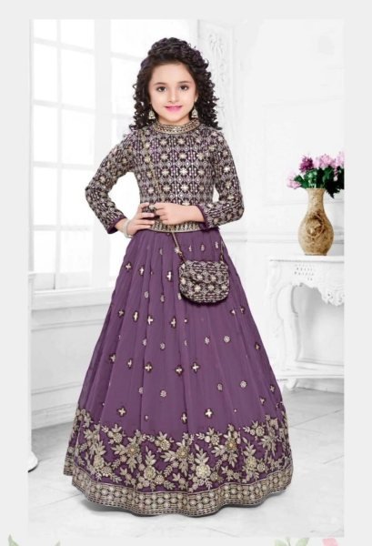 Special Girls Wear Fully Stitched Lehenga Choli  Girls Wear