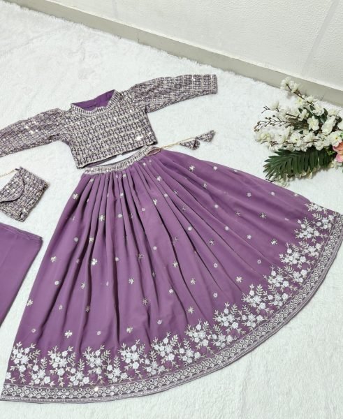 Special Girls Wear Fully Stitched Lehenga Choli  Girls Wear