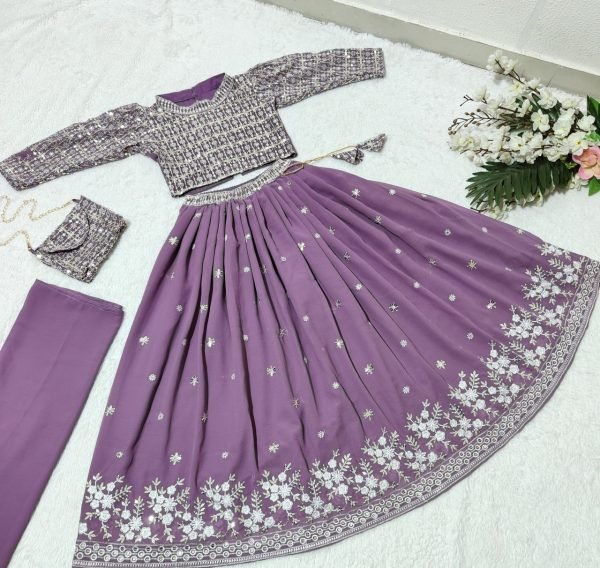 Special Girls Wear Fully Stitched Lehenga Choli  Girls Wear